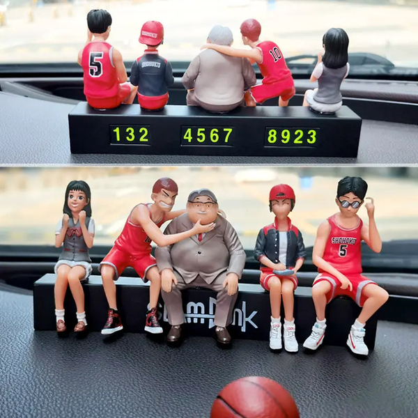 Slam Dunk anime characters. Cute design. Dashboard Car and office decor ,with car number plates-Model 61