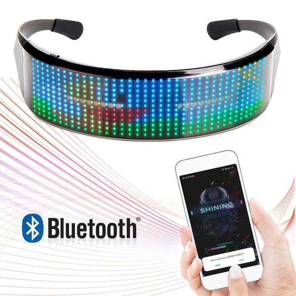 Magic Glasses reflect the world shapes and colors of your design, by connecting them via Bluetooth with your mobile phone, for parties and birthdays